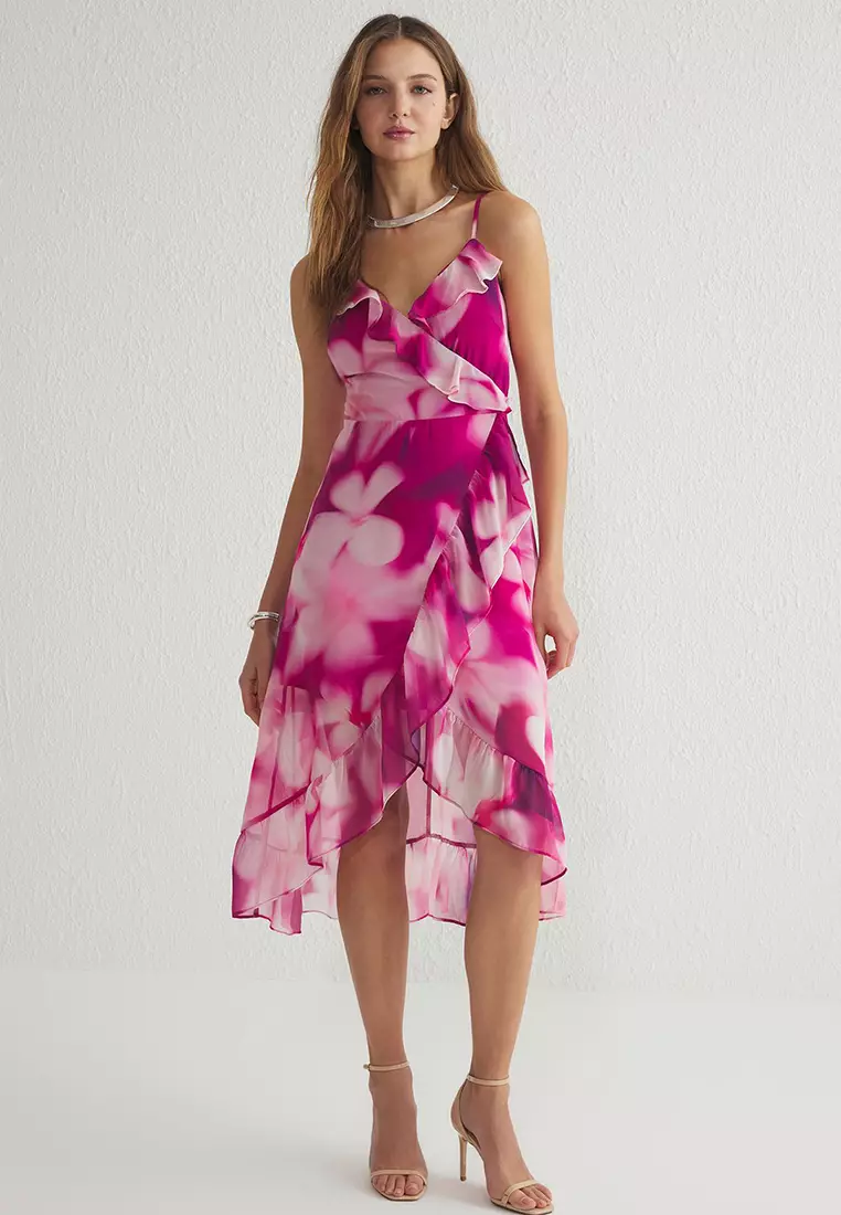 Waterfall Wrap Dress