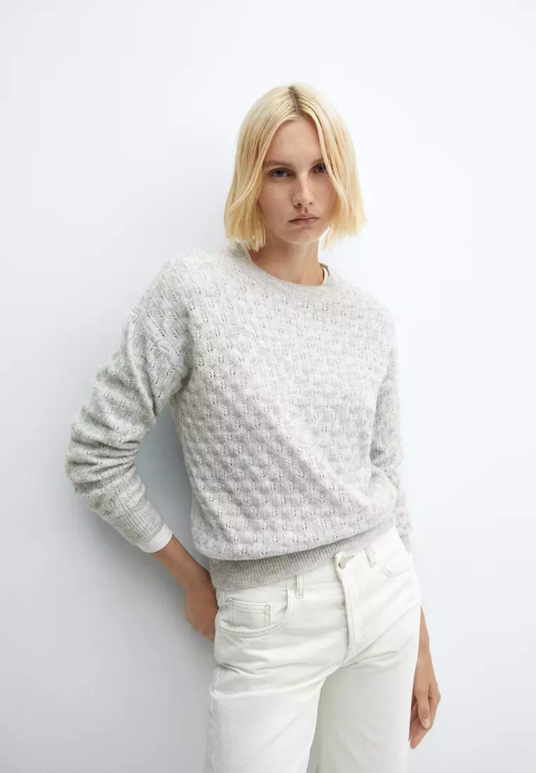 Mango open knit clearance sweater