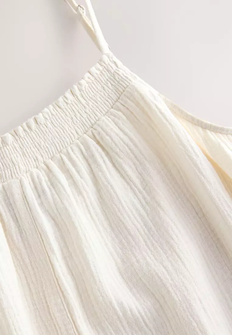 100% Cotton Double Cloth Playsuit