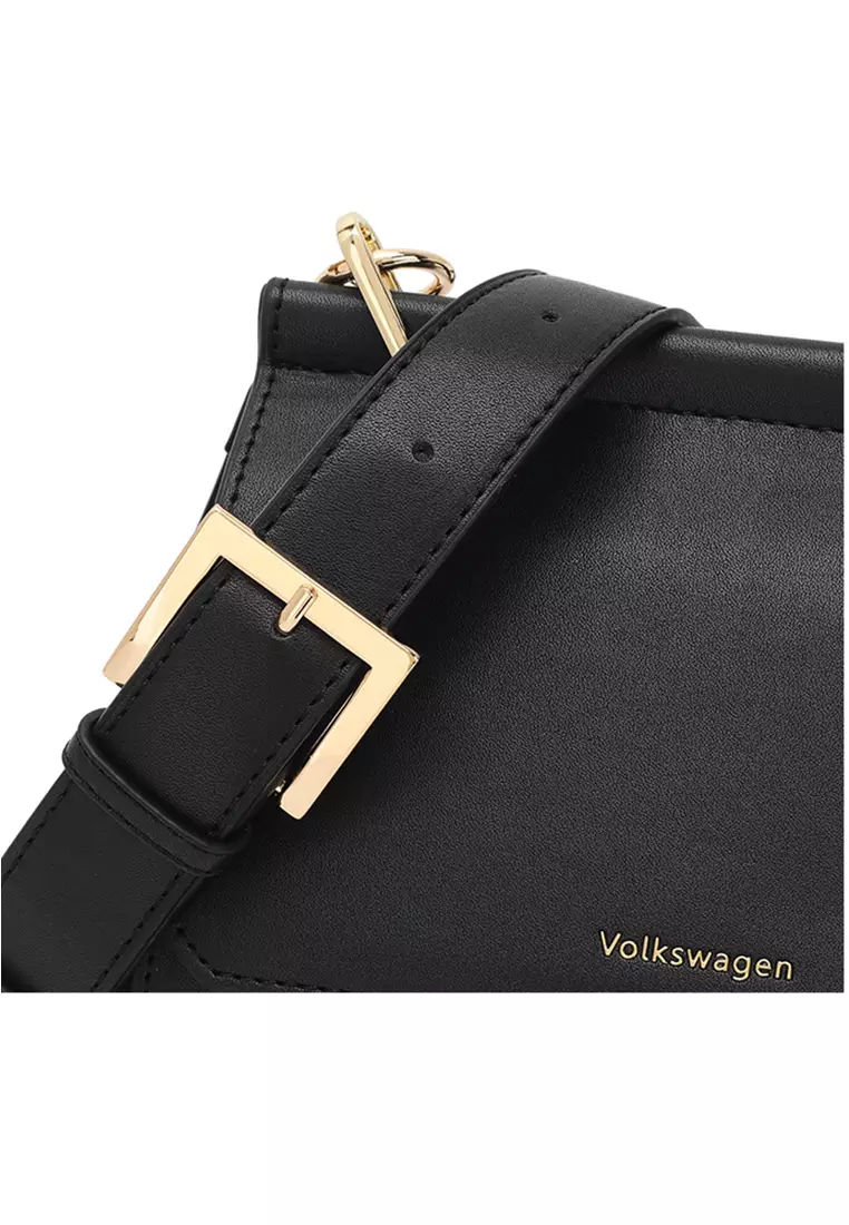 Women's Shoulder Sling Bag / Crossbody Bag - Black