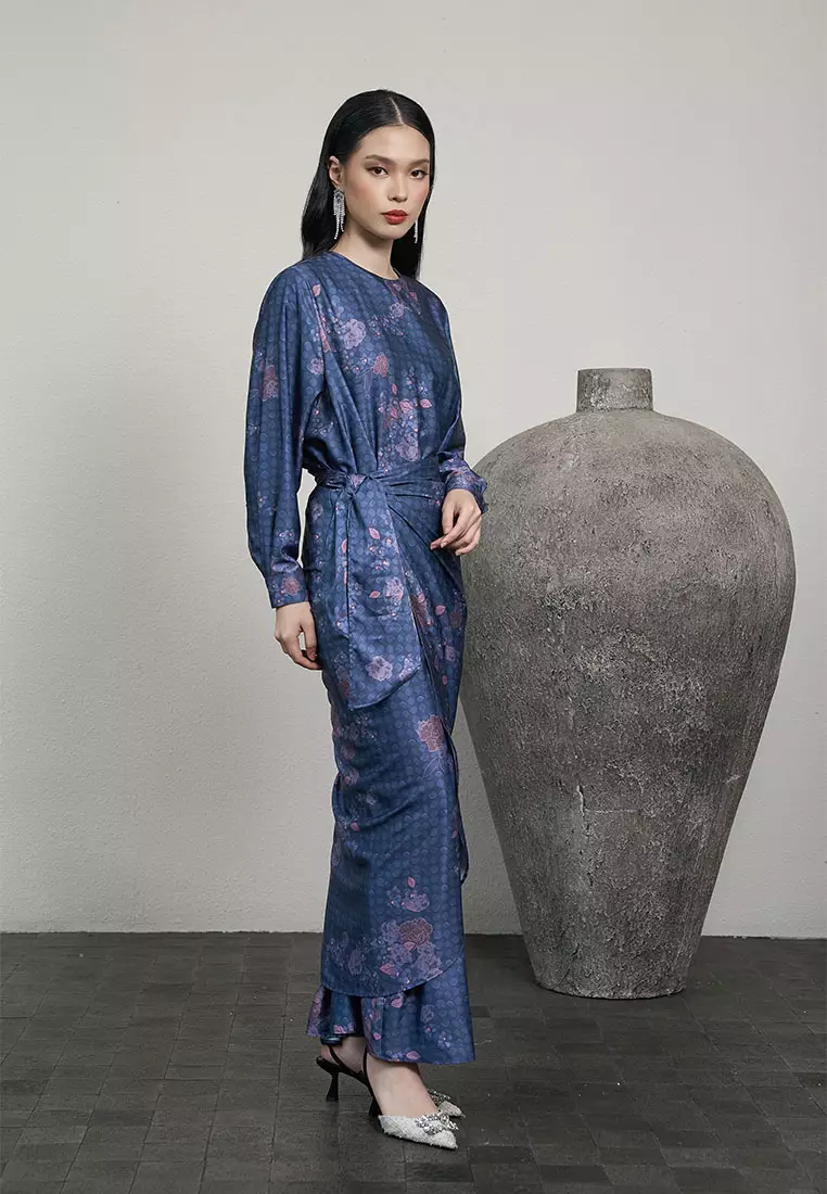 Kami Kiana Overlap Dress Navy