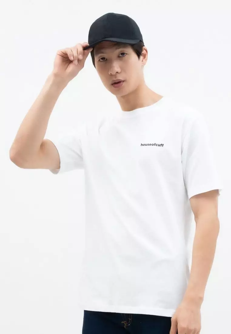 Kaos Polos Pria Premium Katun Combed Lengan Pendek Putih