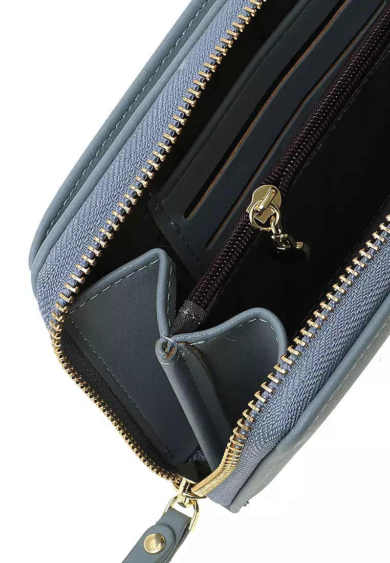 Tas Selempang Wanita Dompet Multifungsi Many Slot Material Kulit Leather ORIGINAL