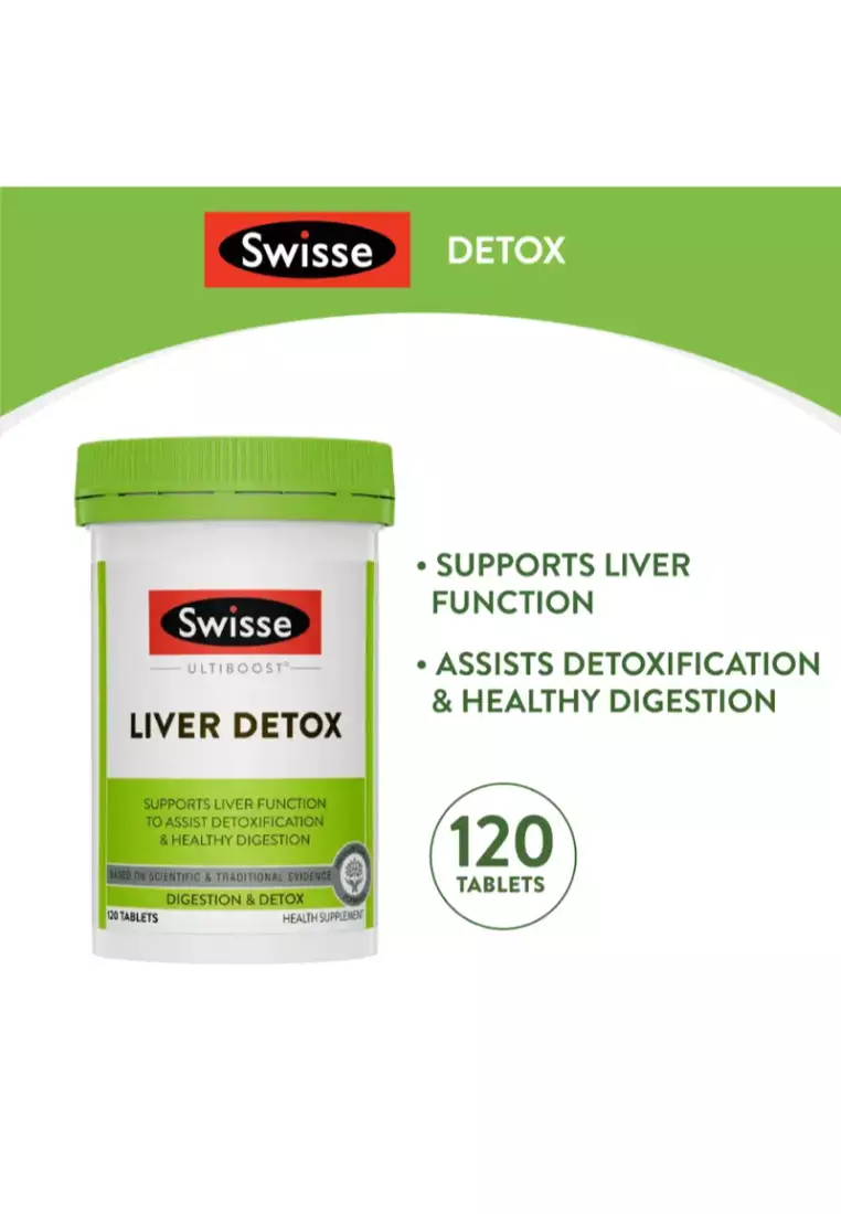 SWISSE- Ultiboost Liver Detox Supplement 120 Capsules