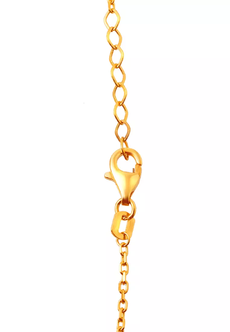 TOMEI Lusso Italia Fine Circle Kids Bracelet, Yellow Gold 916