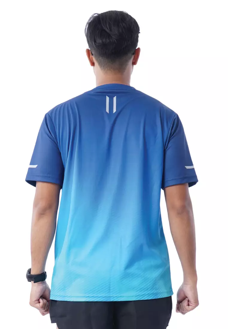 Tiento Baju Olahraga Lari Jersey Running Pria Anti UV Xceleration