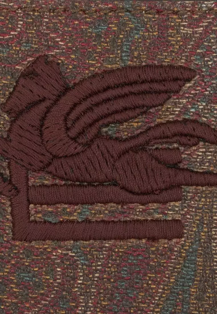 EtPAISLEY Card Holder for Women in Red