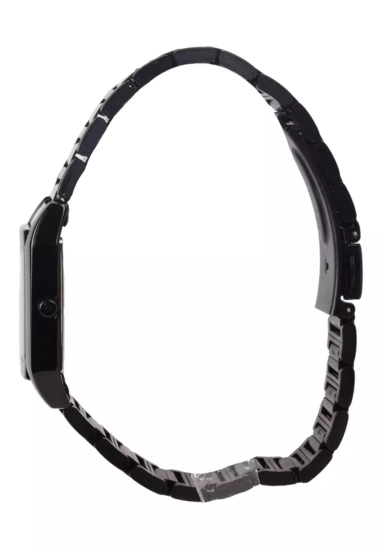 Mirage Jam Tangan Analog Wanita - Black Stainless Steel - 7394L
