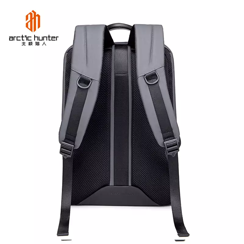 Arctic Hunter B00532 Tas Ransel Backpack Laptop Kerja pria 15.6 Inch USB - GREY