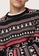 MANGO Man black Christmas Jacquard Sweater A3050AAC432E36GS_3