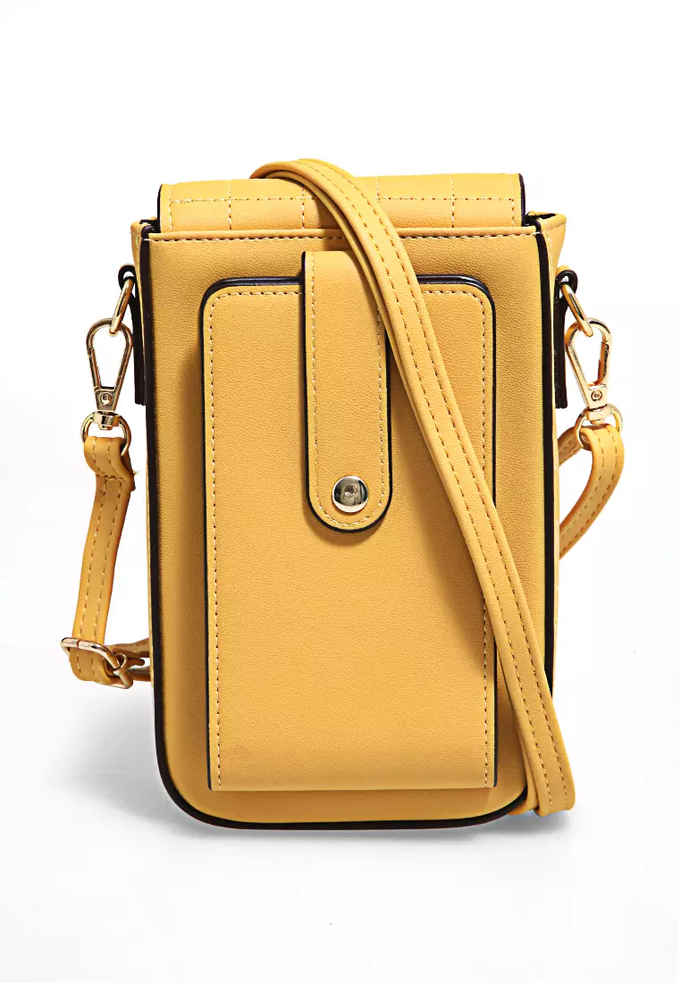 Sling Bag Wanita Tas Selempang Handphone Many Slot Material Leather ORIGINAL