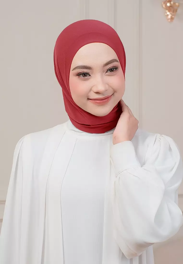 HIJAB INSTAN QIARA - FLAMINGGO