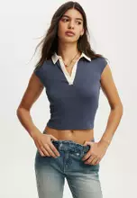 Collegiate Navy/Creme Fraiche