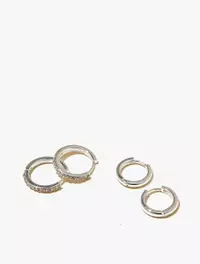 SILVER PLATED FINE DIAMANTE