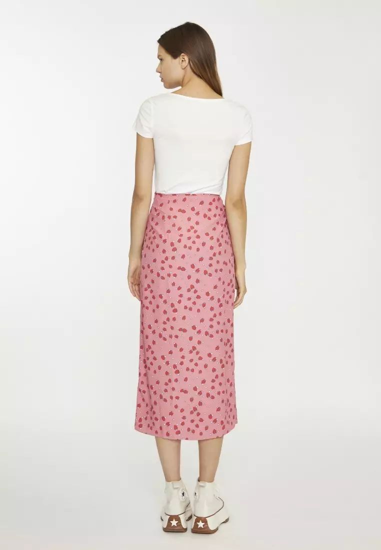 Bias Midi Skirt