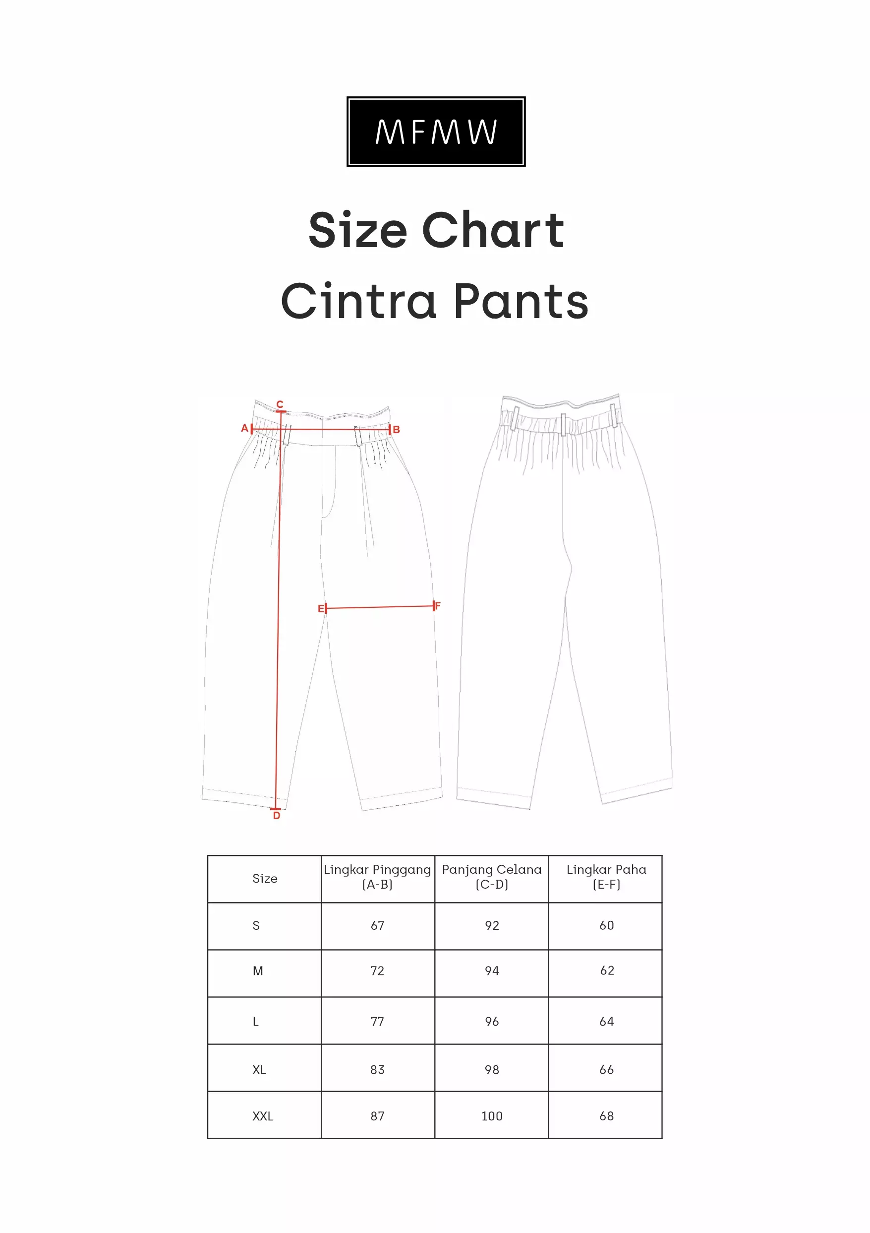 MFMW Cintra Celana Panjang Navy