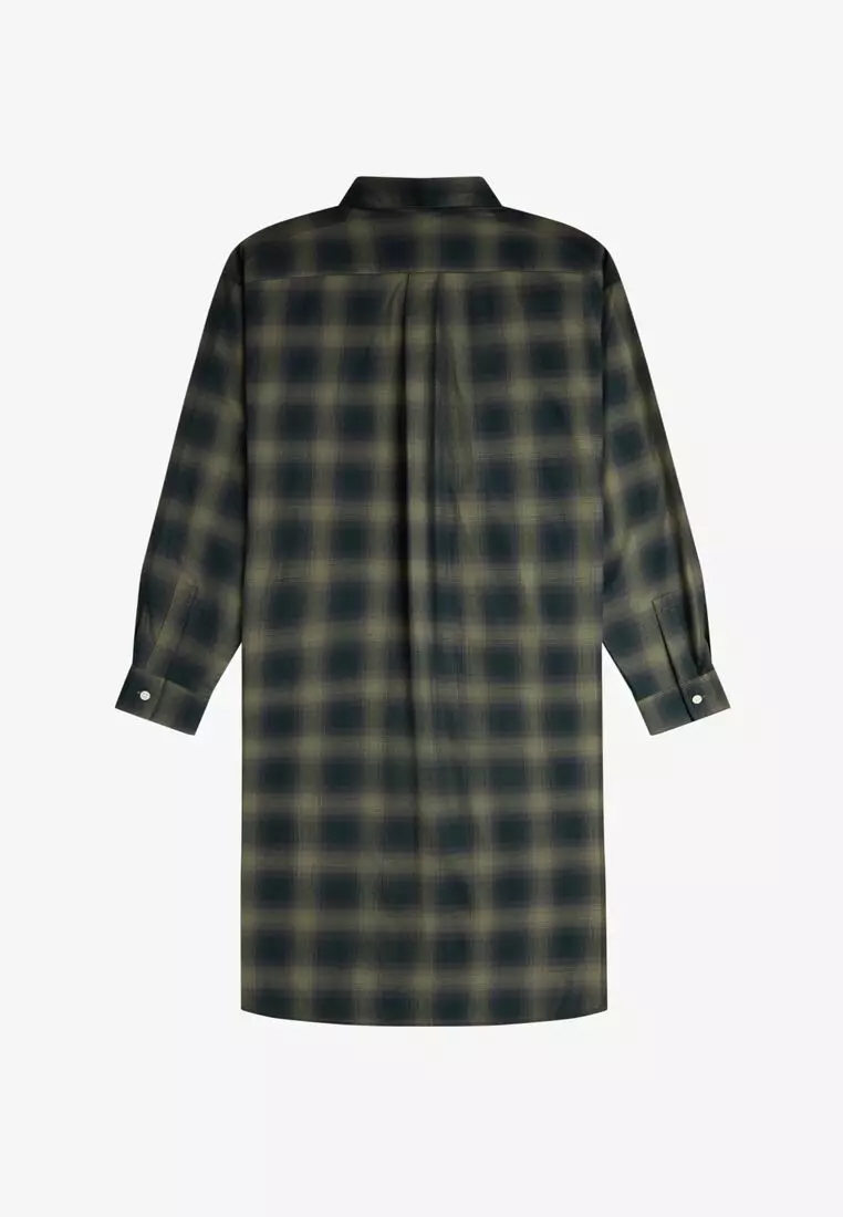 green emerald velvet dress It's Your Place Green Plaid Button Down Dress – Shop the Mint main image 1