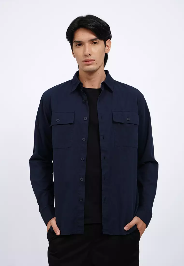 Double Pocket Long Sleeve Shirt