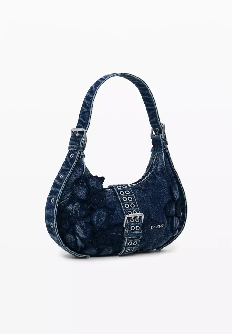 Blue Denim Handbag