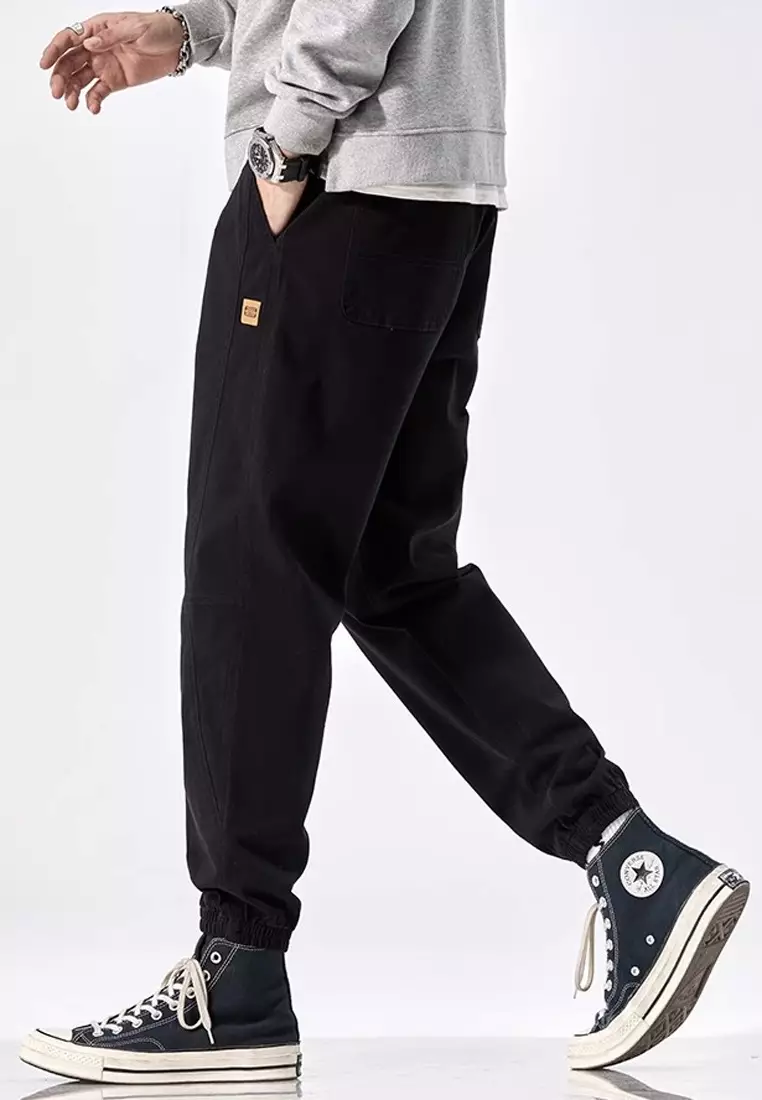 Drawstring Slim Jogger Pants