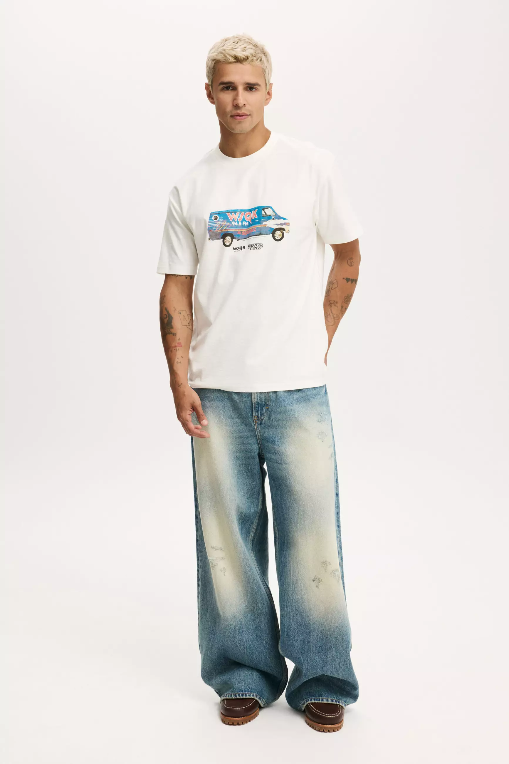 COTTON ON - ATASAN - LOOSE FIT LICENSE T-SHIRT