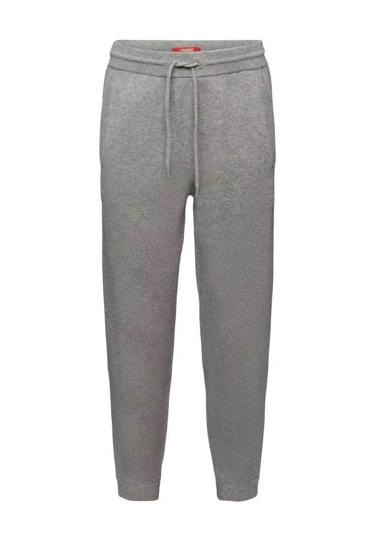 ESPRIT - Unisex Wool-Cashmere Knitted Joggers at our online shop