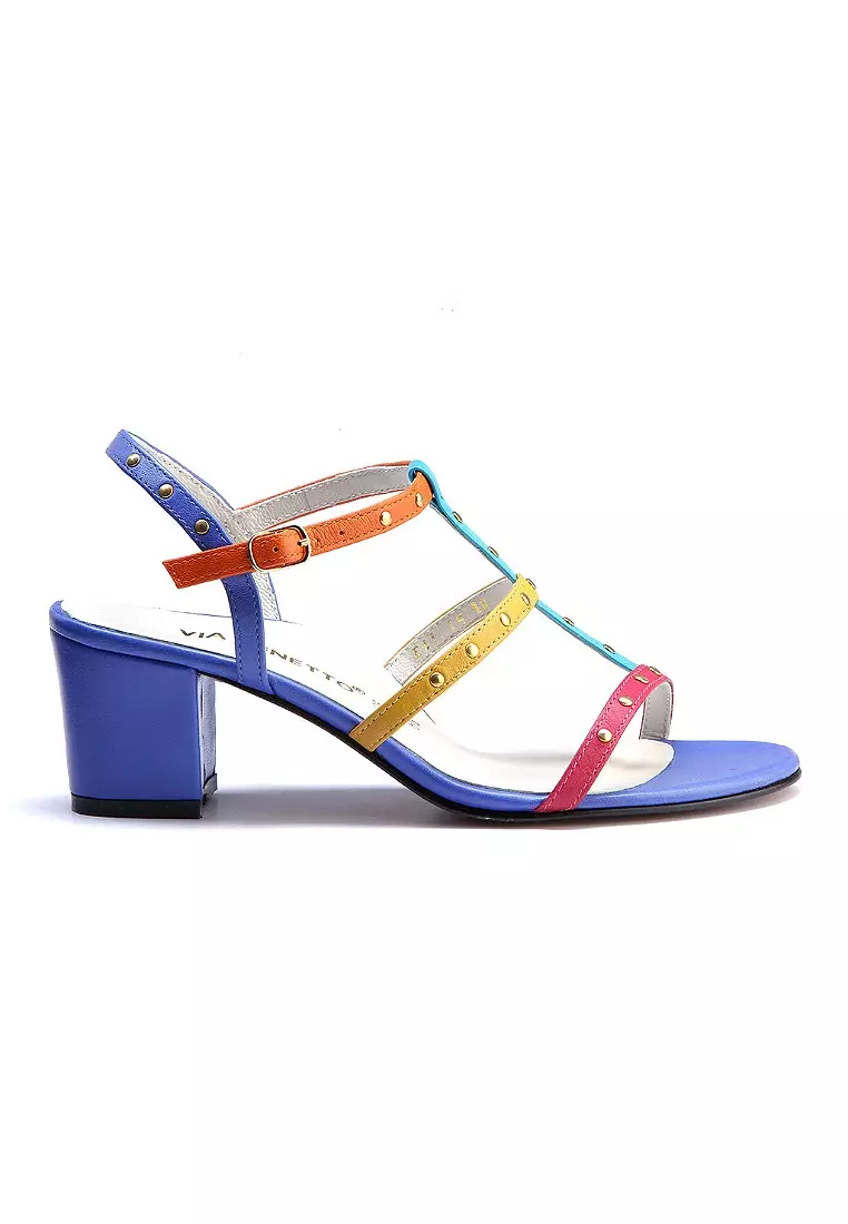 Bright coloured hot sale block heels