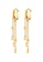 ELLI GERMANY white Earrings Creole Pea Chain Statement Trend Zirconia Gold Plated B17ECAC412D928GS_4