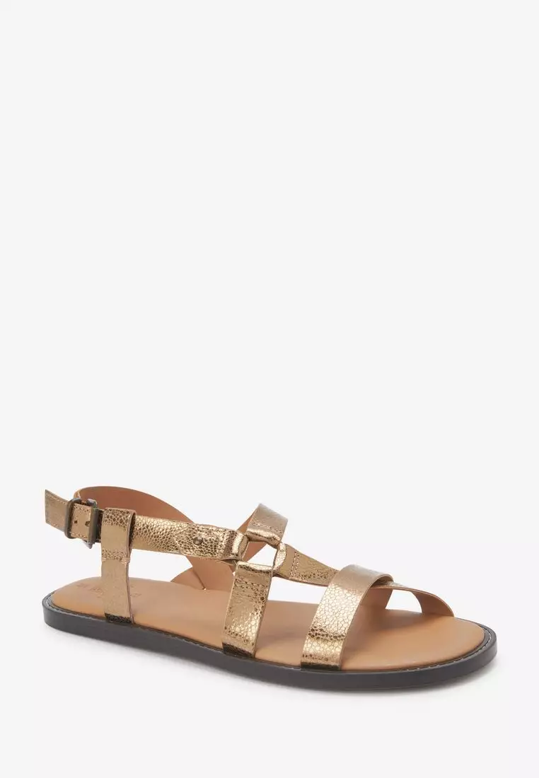 Gold on sale comfort sandals