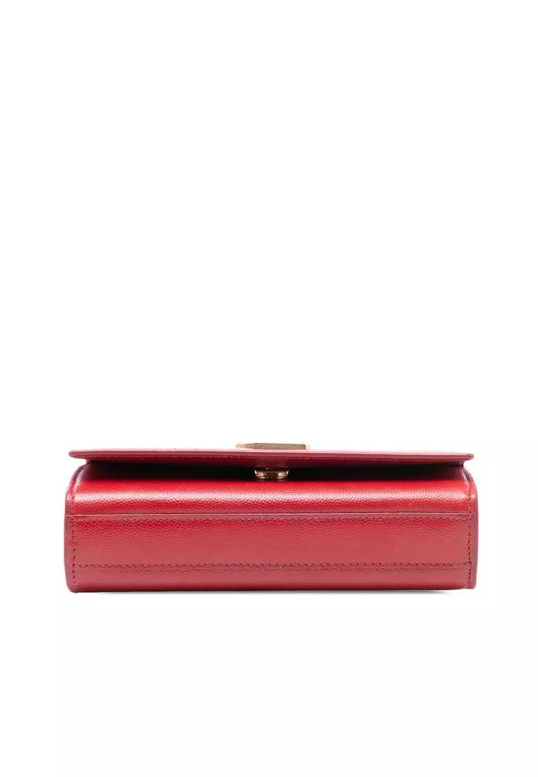 Pre-Loved Saint Laurent Small Leather Monogram Kate Crossbody