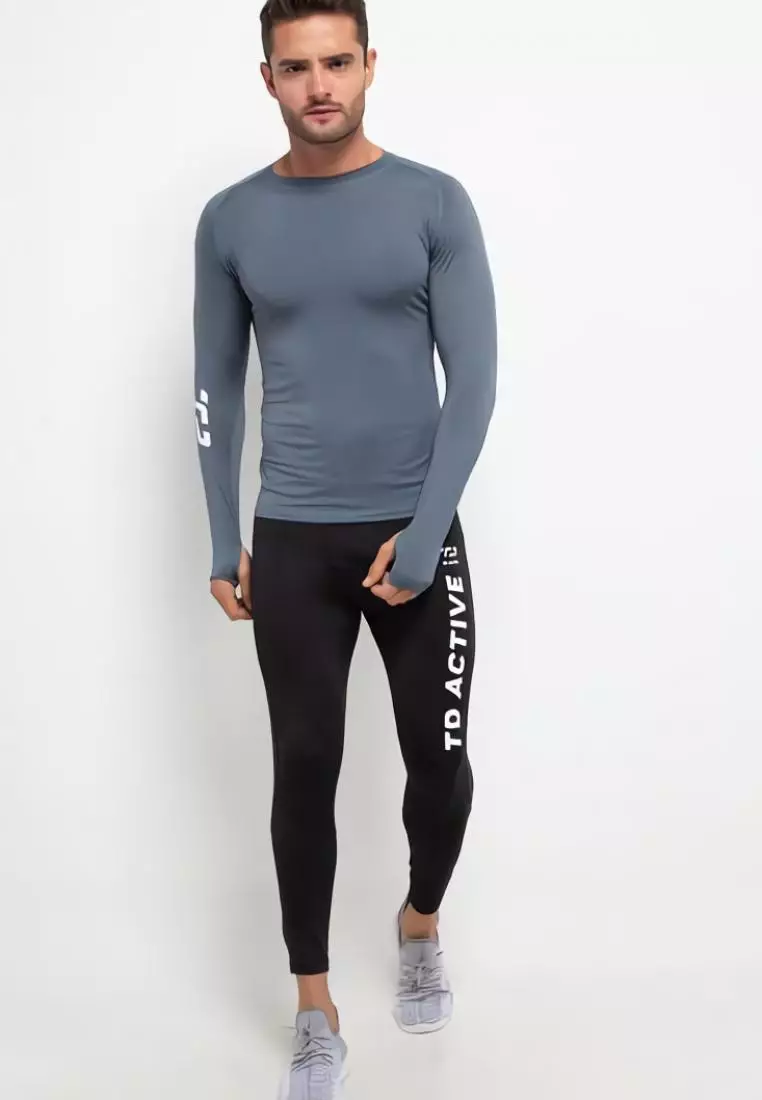 Td Active MS140 Baselayer Inner  Sport Thumbhole Abu Tua