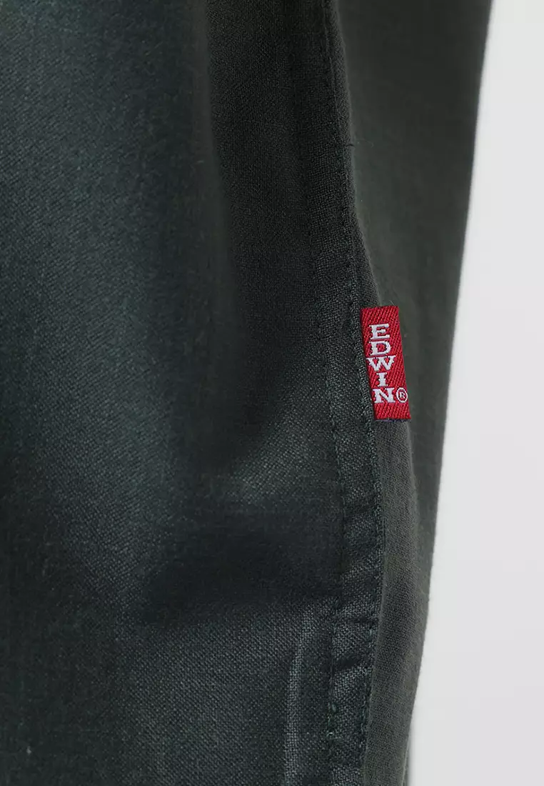 Kemeja Koko Pria Lengan Panjang Baju Muslim Pria AZKHA ARMY GREEN