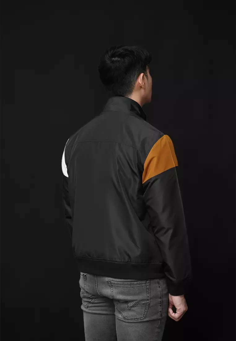 Ryusei Windbreaker Jacket Haruhiko Black - Jaket Parasut