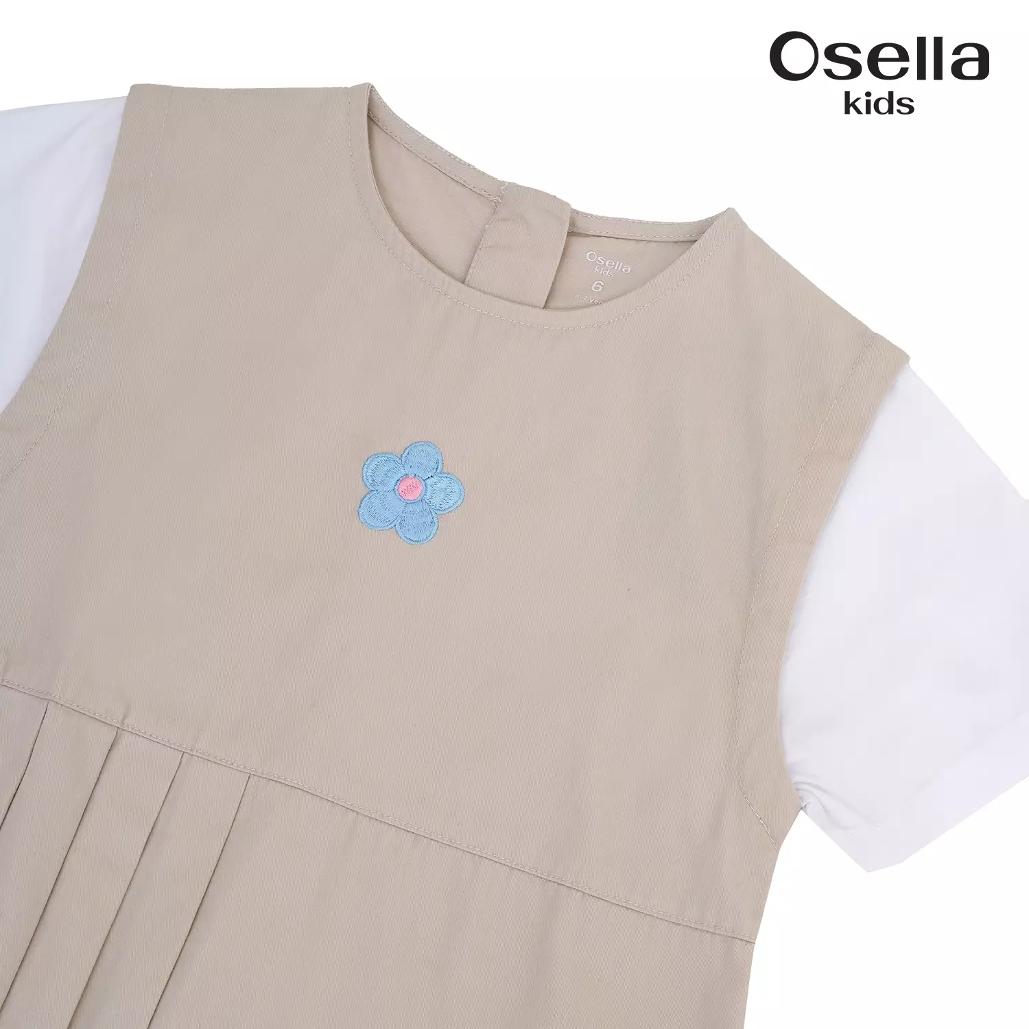 Osella Blossom Pleated Dress 2356500588 | Midi Dress Anak Perempuan
