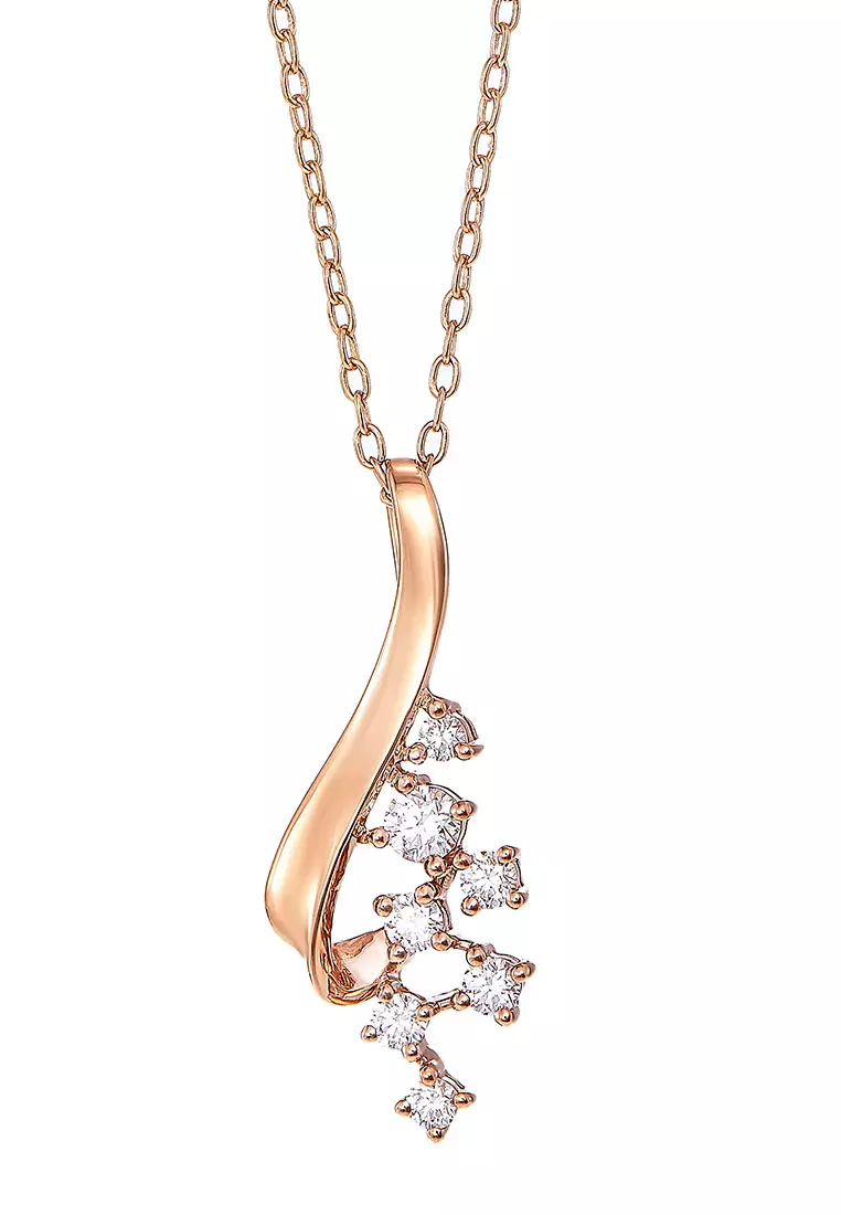 網上選購HABIB HABIB Chic Collection Round Cut Diamond Necklace in