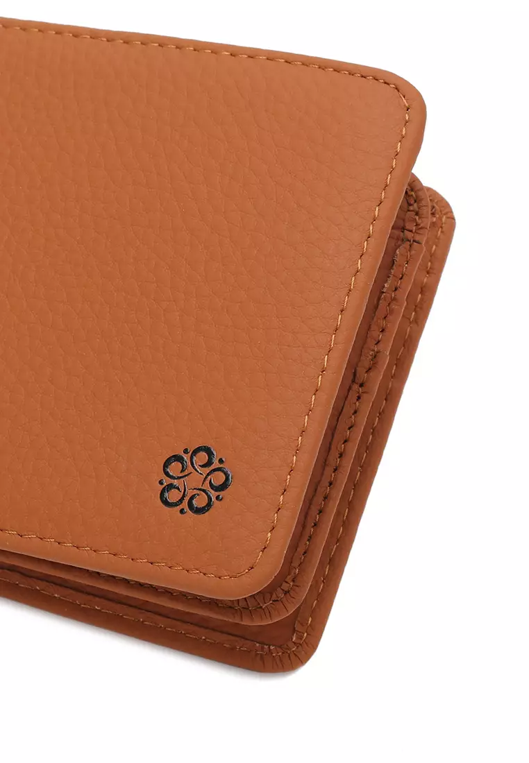 Men's Genuine Leather RFID Blocking Bi Fold Wallet