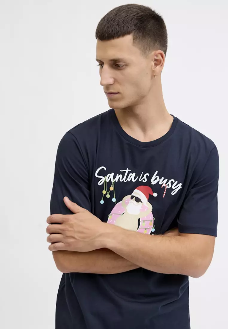 Christmas Short Sleeves Crew Neck Tee