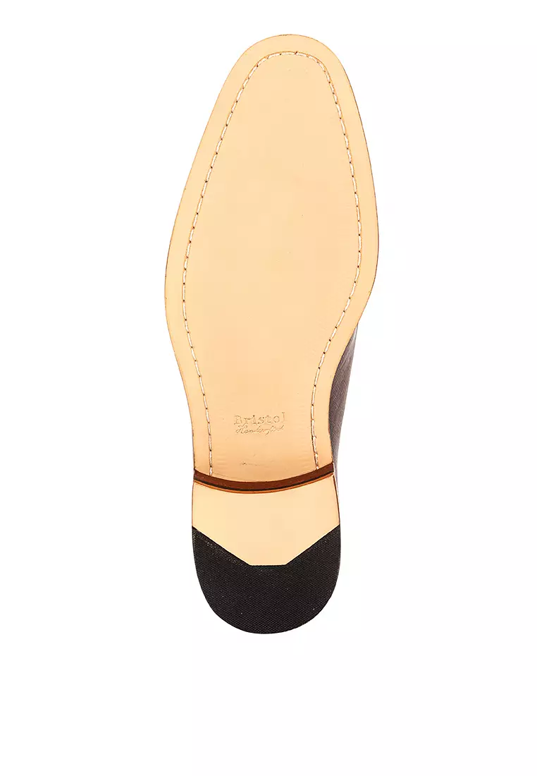 Foster Brown Single Monk Strap Shoes