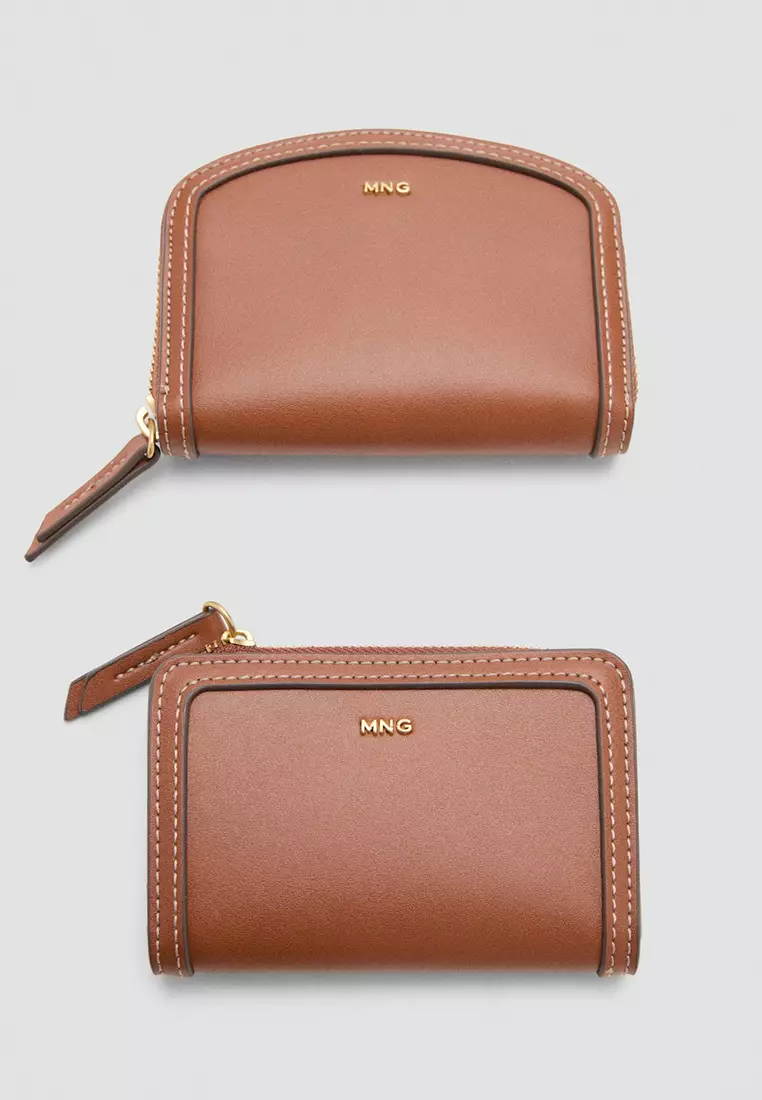 Small Wallet With Saffiano Effect