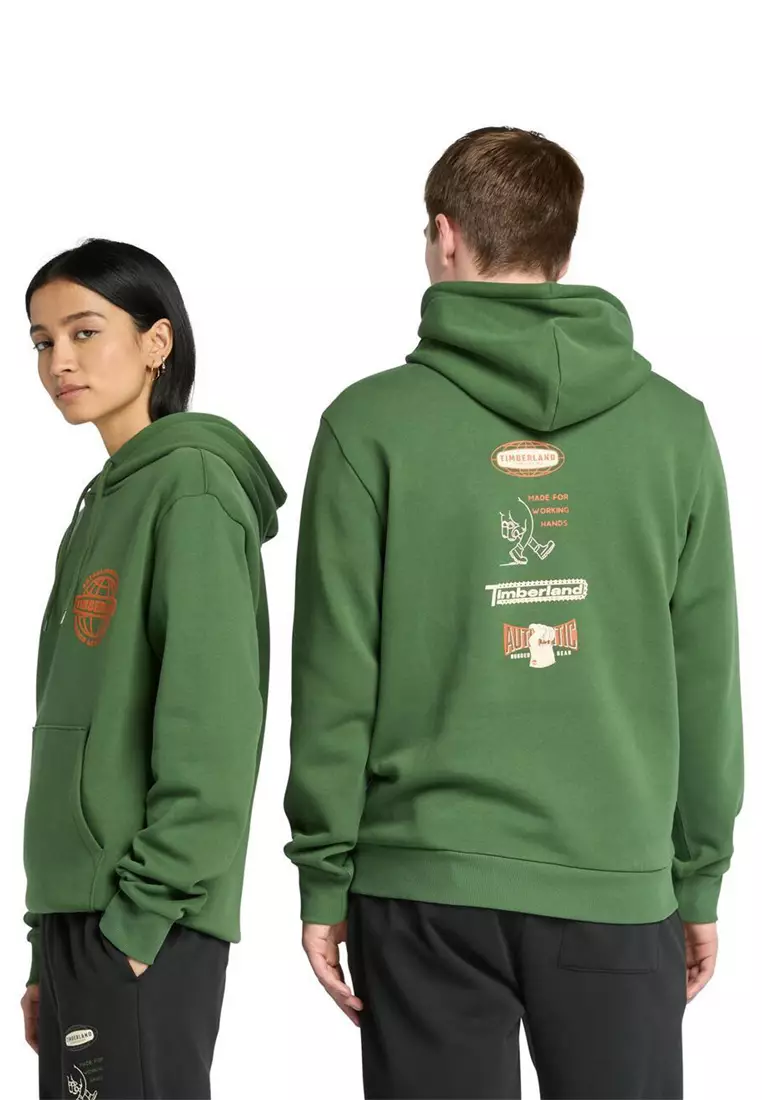 【Timberland】 Made For Working Graphic Hoodie ★ Timberland All Gender 