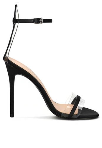 Twenty Eight Shoes black Girly Ankle Strap High Heel Sandals Lyx15-c 3B030SHD382E8EGS_1