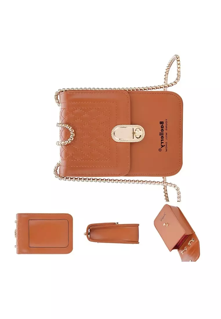 Tas Selempang Wanita Bahan Kulit PU Leather Premium BAEOS