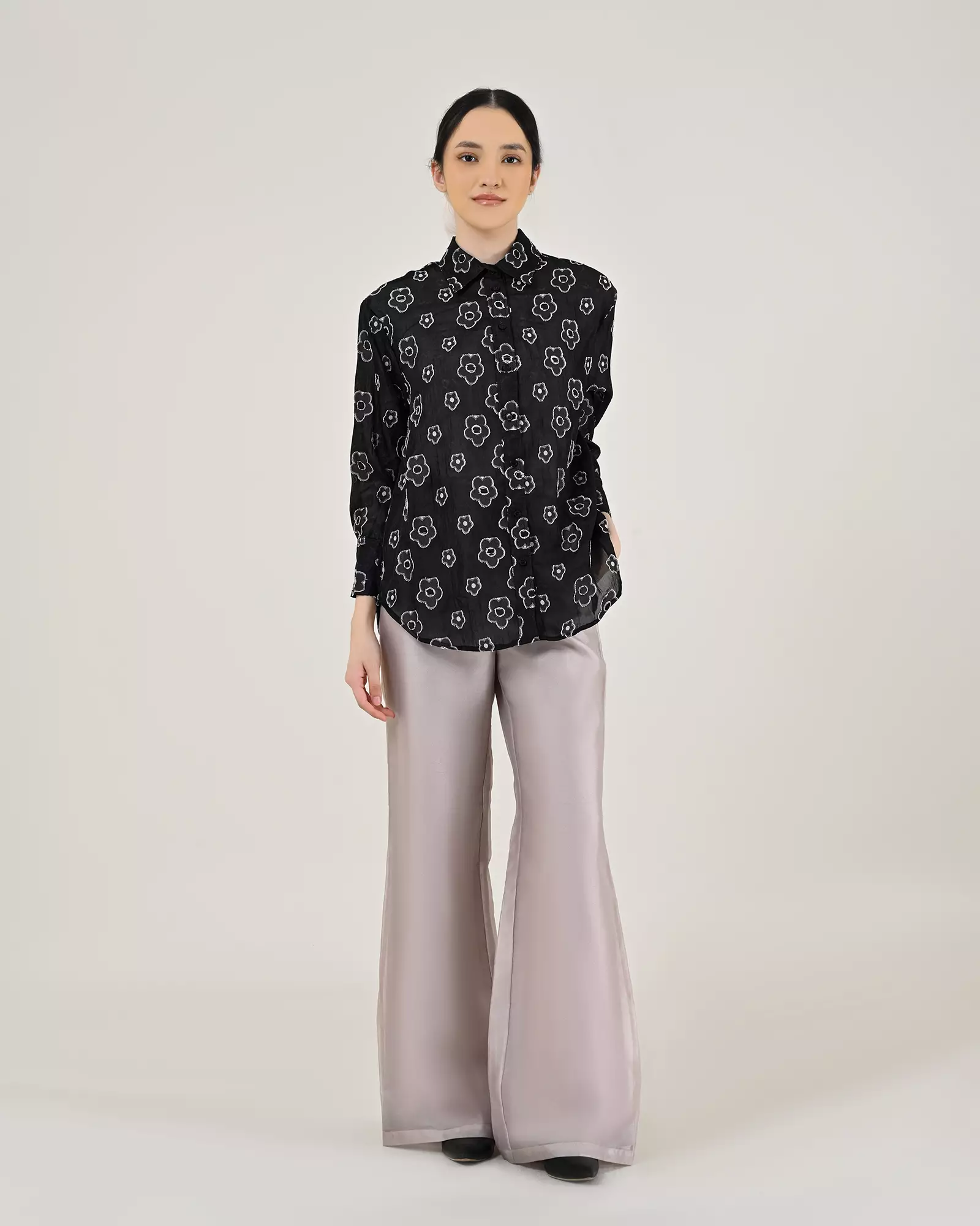 Geulis.id LIBBY SHIRT - Black