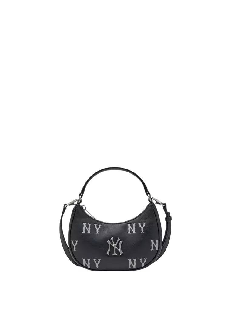 MLB NY monogram logo verticalTote Shoulder Crossbody Bag MLBNY 