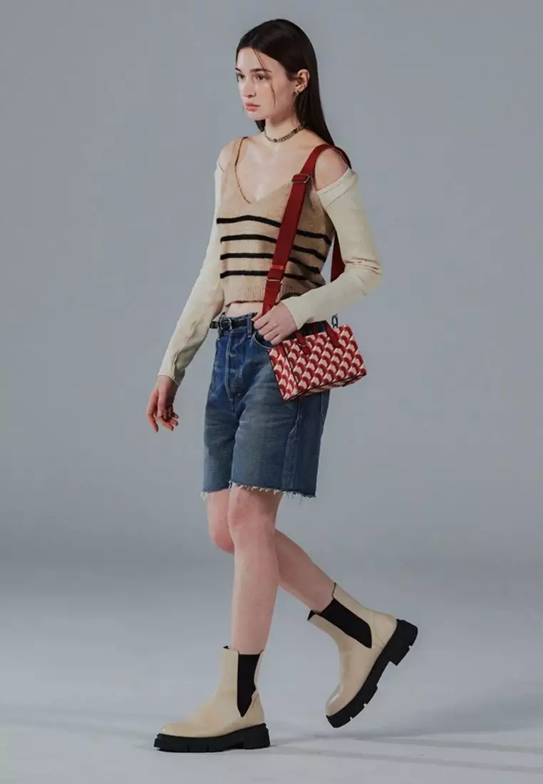 韓国大人気[rosa.K] CABAS MONOGRAM DAY TOTE REAL RED_SS 韓国大人気[rosa.K] CABAS MONOGRAM DAY TOTE REAL RED_SS (rosa