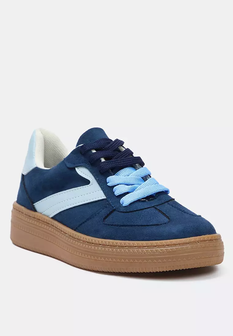Retro Double Lace-Up Sneakers