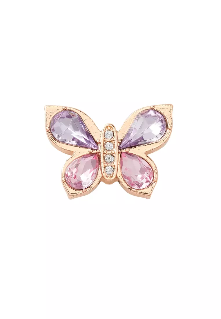 Buy Crocs Jibbitz™ Charm Gold Butterfly With Gem 2024 Online