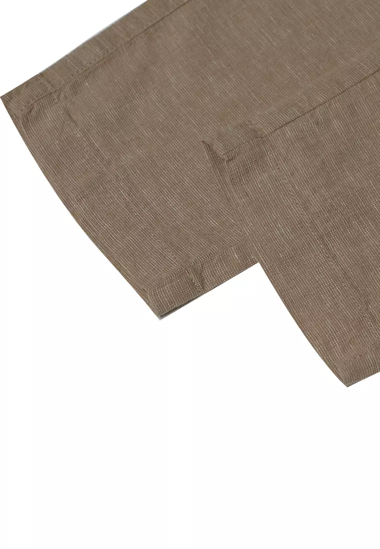 Buy Giordano Men's Cotton Linen Drawstring Cropped Pants 2024 Online ...