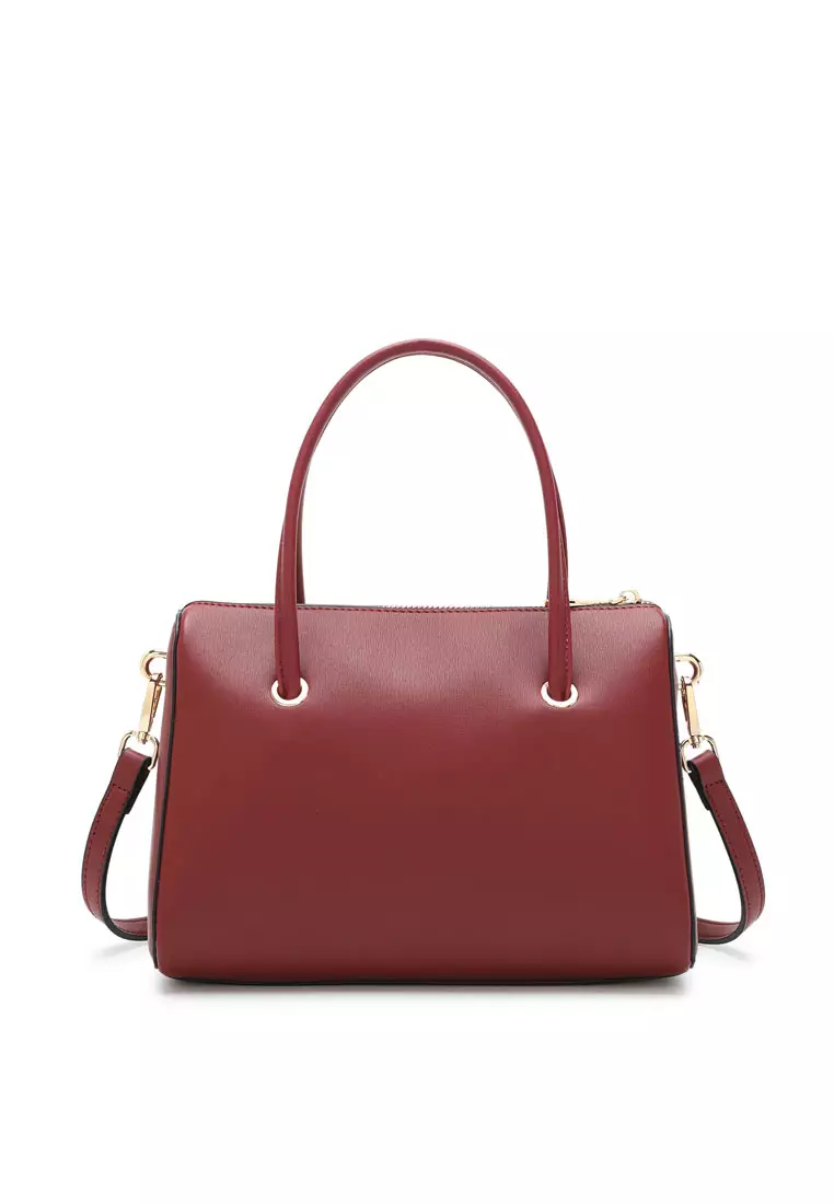 Women's Top Handle Bag / Sling Bag / Crossbody Bag - Maroon