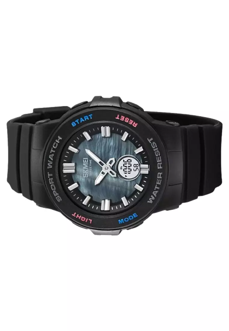 Jam Tangan Sports Analog Digital Unisex LED Light Material TPU MC25 Waterproof ORIGINAL